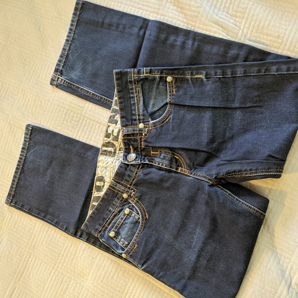 Do Denim Five Pocket Hip Hugger Boot Leg Jeans